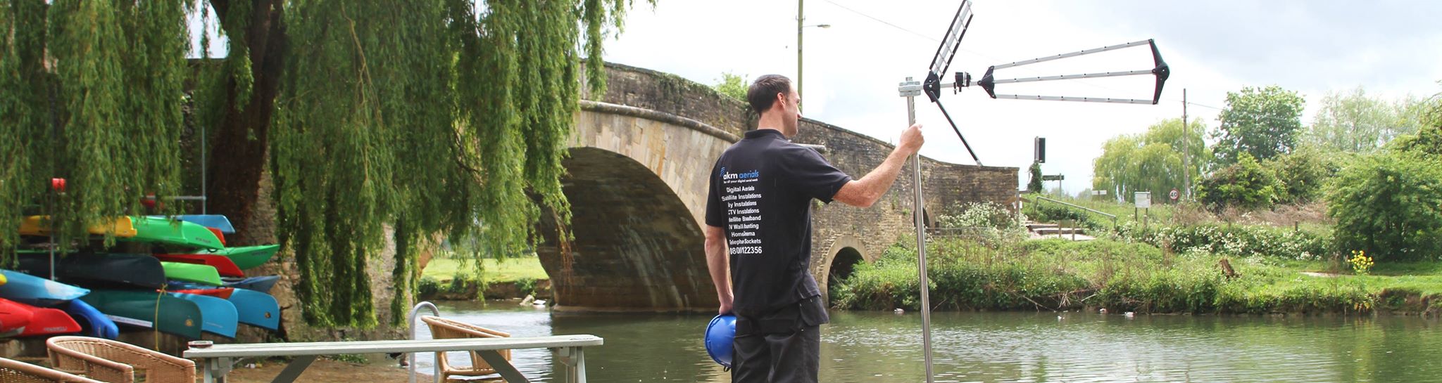 aerial installation Lechlade